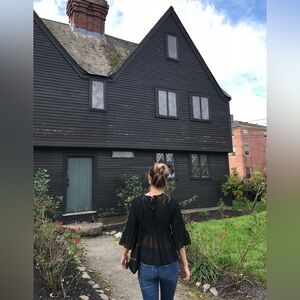 Delicate Black Embroidered Blouse. An elegant basic piece for all seasons.